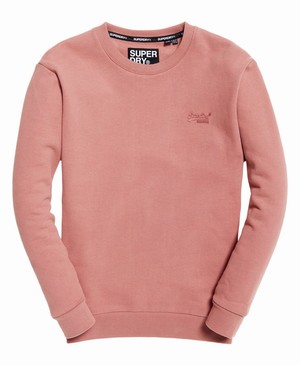 Superdry Orange Label Elite Crew Női Pulóver Rózsaszín | BAERG6410